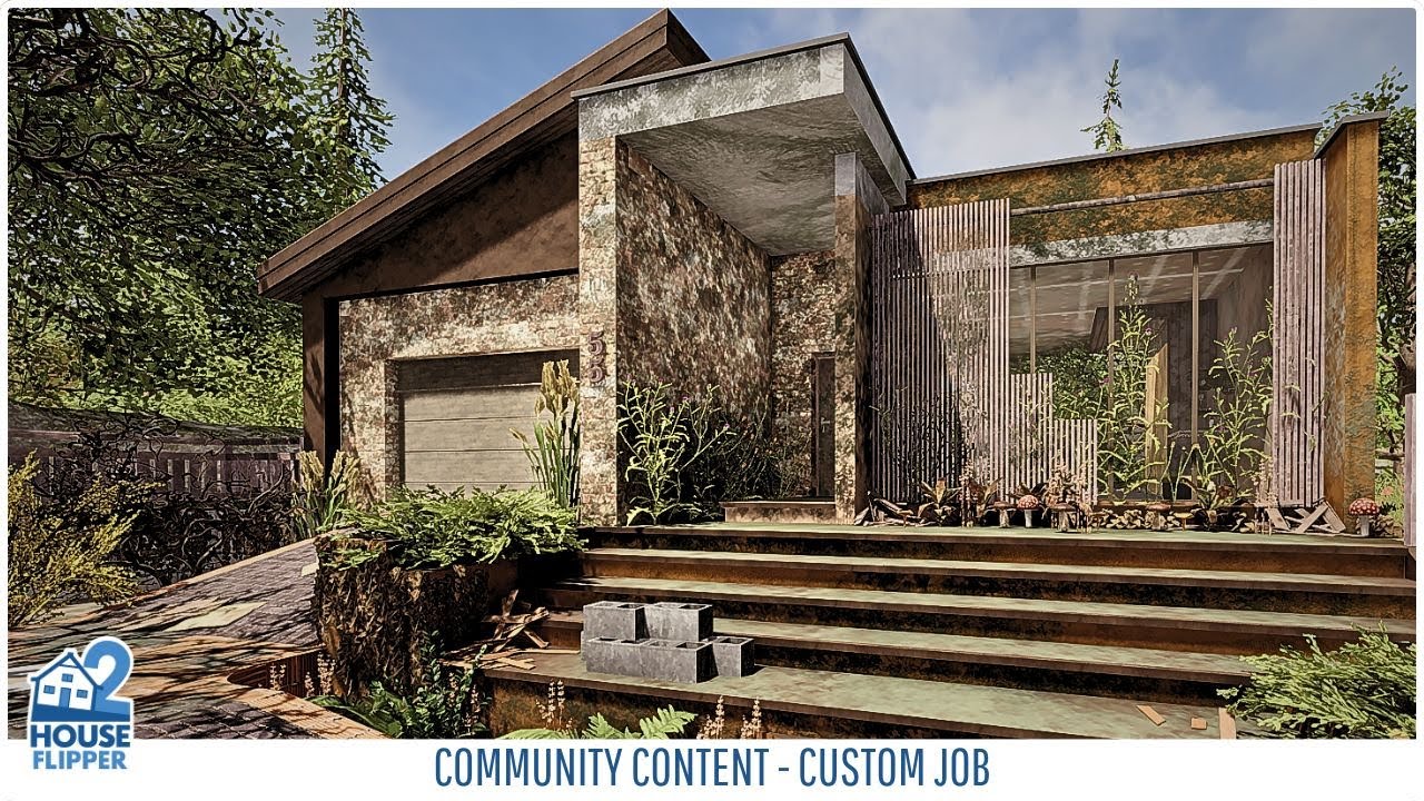 House Flipper 2 - A Modest Mansion with Indoor Pool - Full Renovation - medium sized home