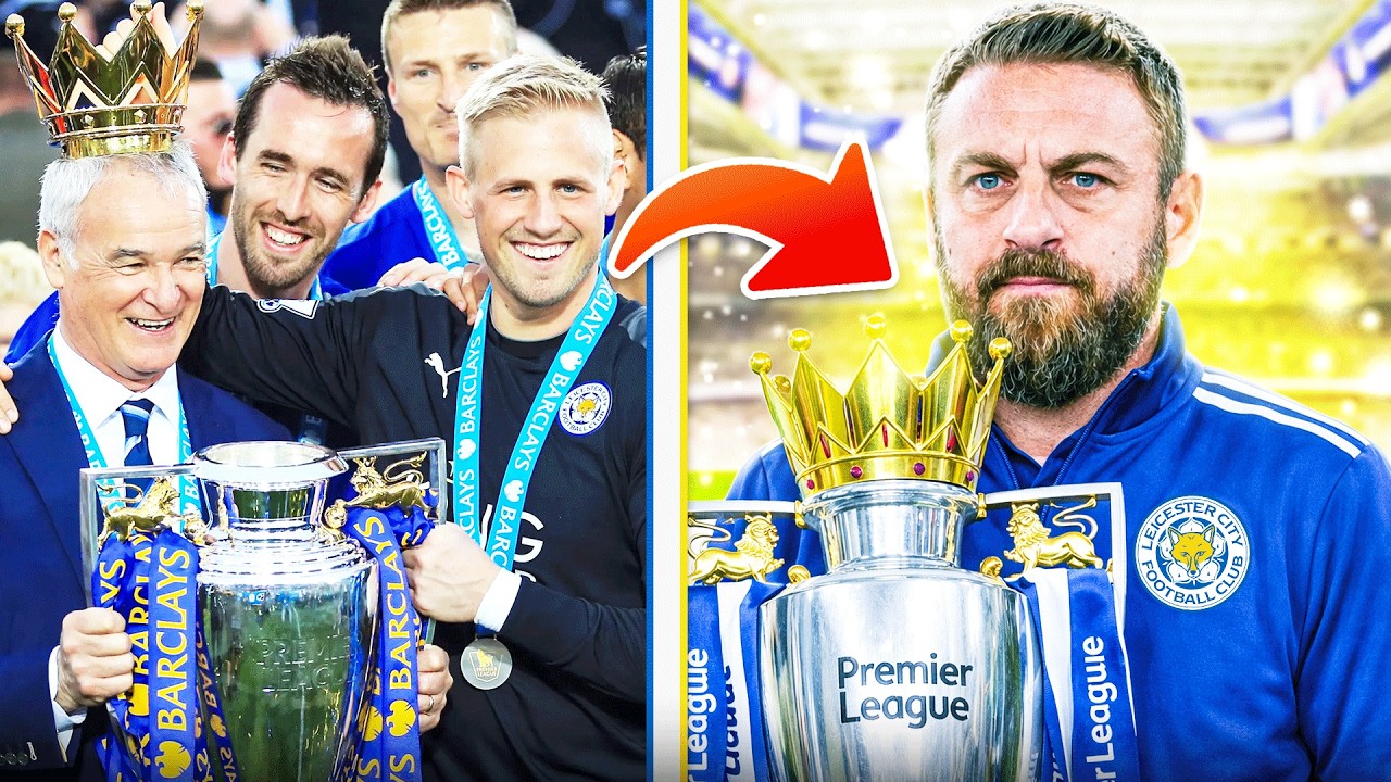 RICOSTRUISCO IL LEGGENDARIO LEICESTER DI CLAUDIO RANIERI MA IL NUOVO ALLENATORE È DANIELE DE ROSSI!!