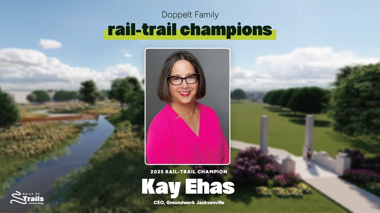 Чемпион Rail Trail 2025 года: Кей Эхас, генеральный директор Groundwork Jacksonville