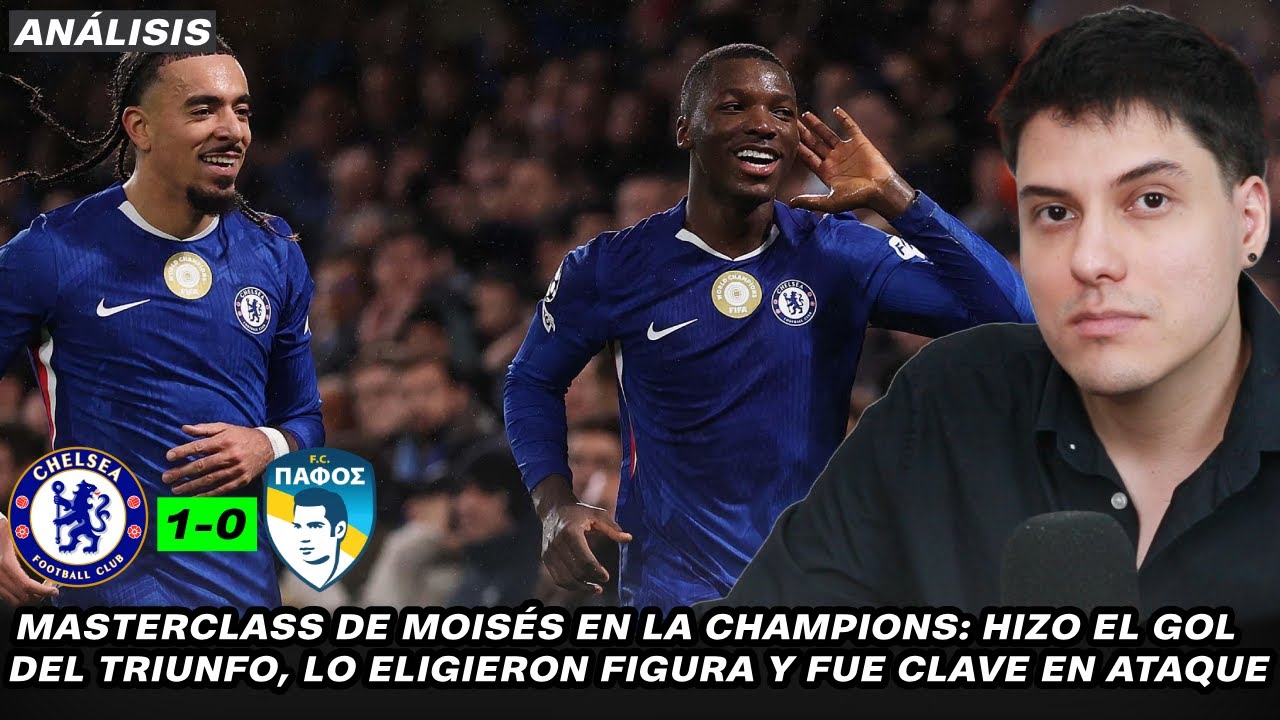 ¡Gol de Moisés Caicedo y triunfo clave para el Chelsea en Champions League! | Chelsea 1-0 Pafos