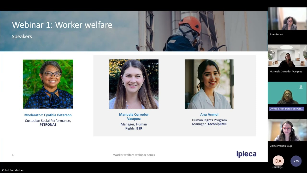 Ipieca launches worker welfare resources