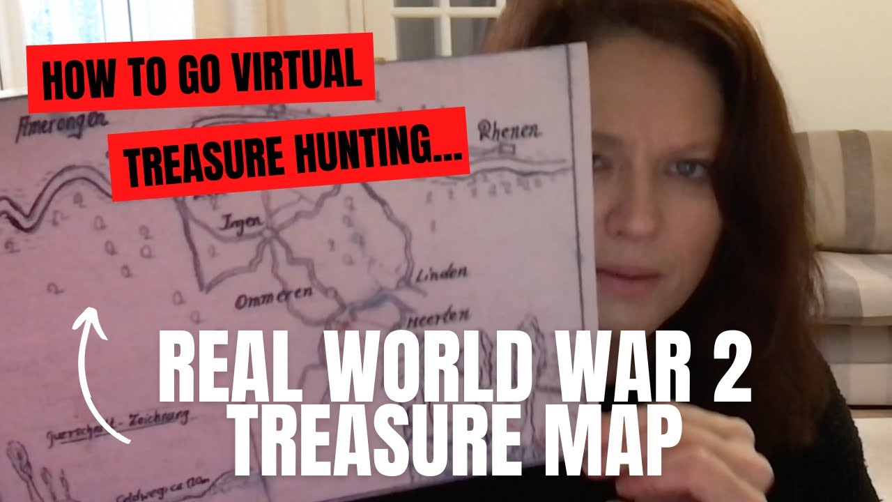Ommeren and a real World War 2 map 😲Treasure hunting using Google Maps! #treasuremap #ww2