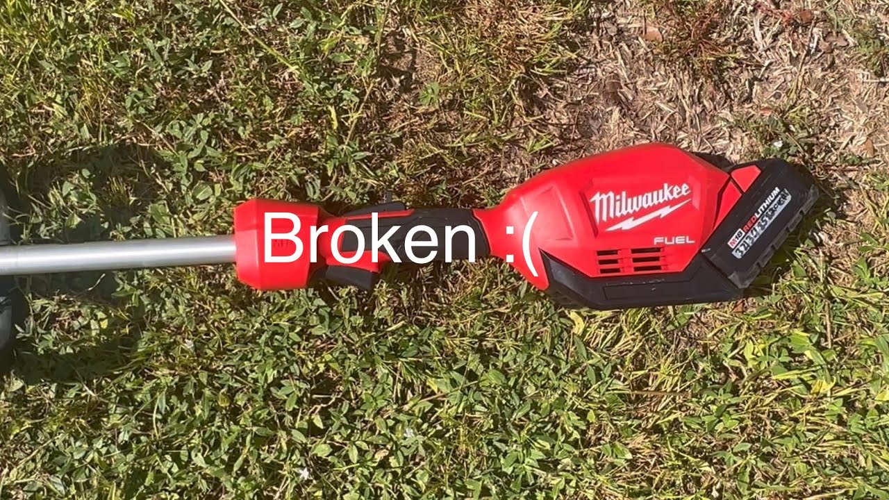 Dead! Milwaukee weed line trimmer