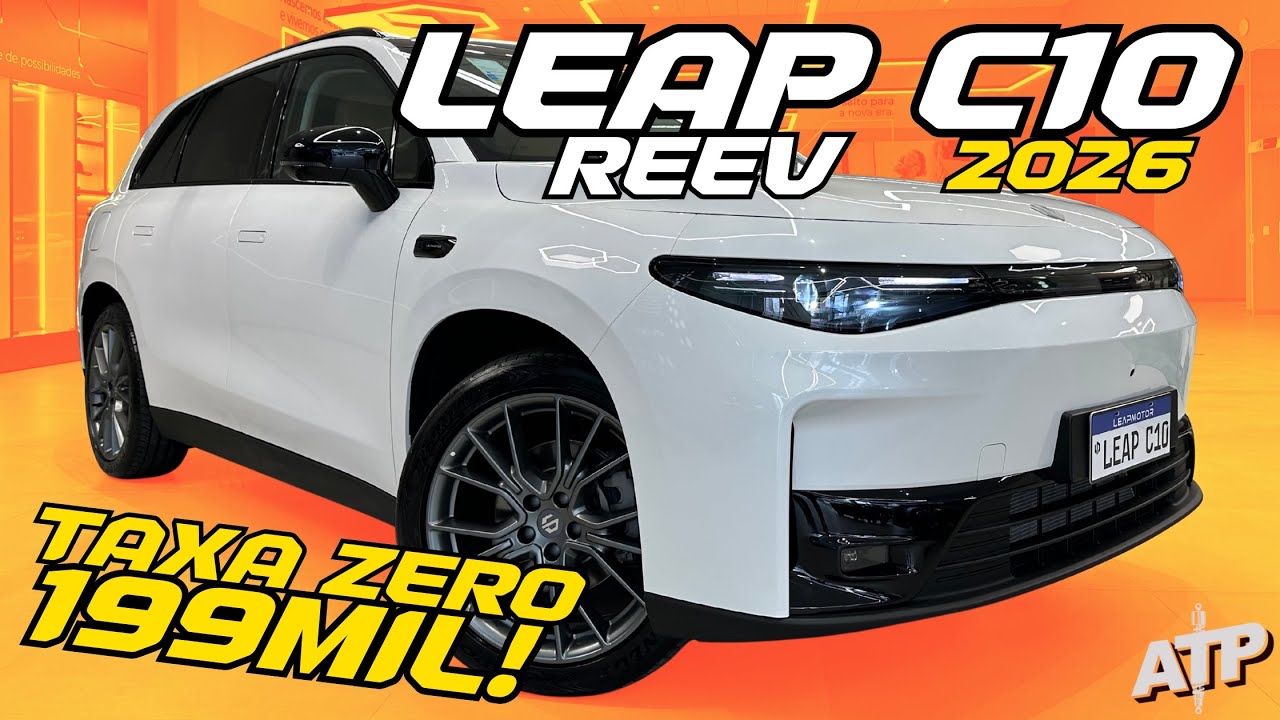 NOVÍSSIMO Leapmotor C10 Reev 2026 - MAIS DE 900KM DE AUTONOMIA!