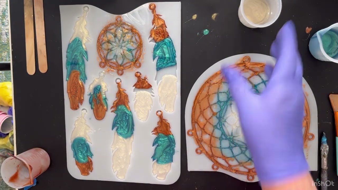Magical Beauty in a Resin Dreamcatcher ✨🌙