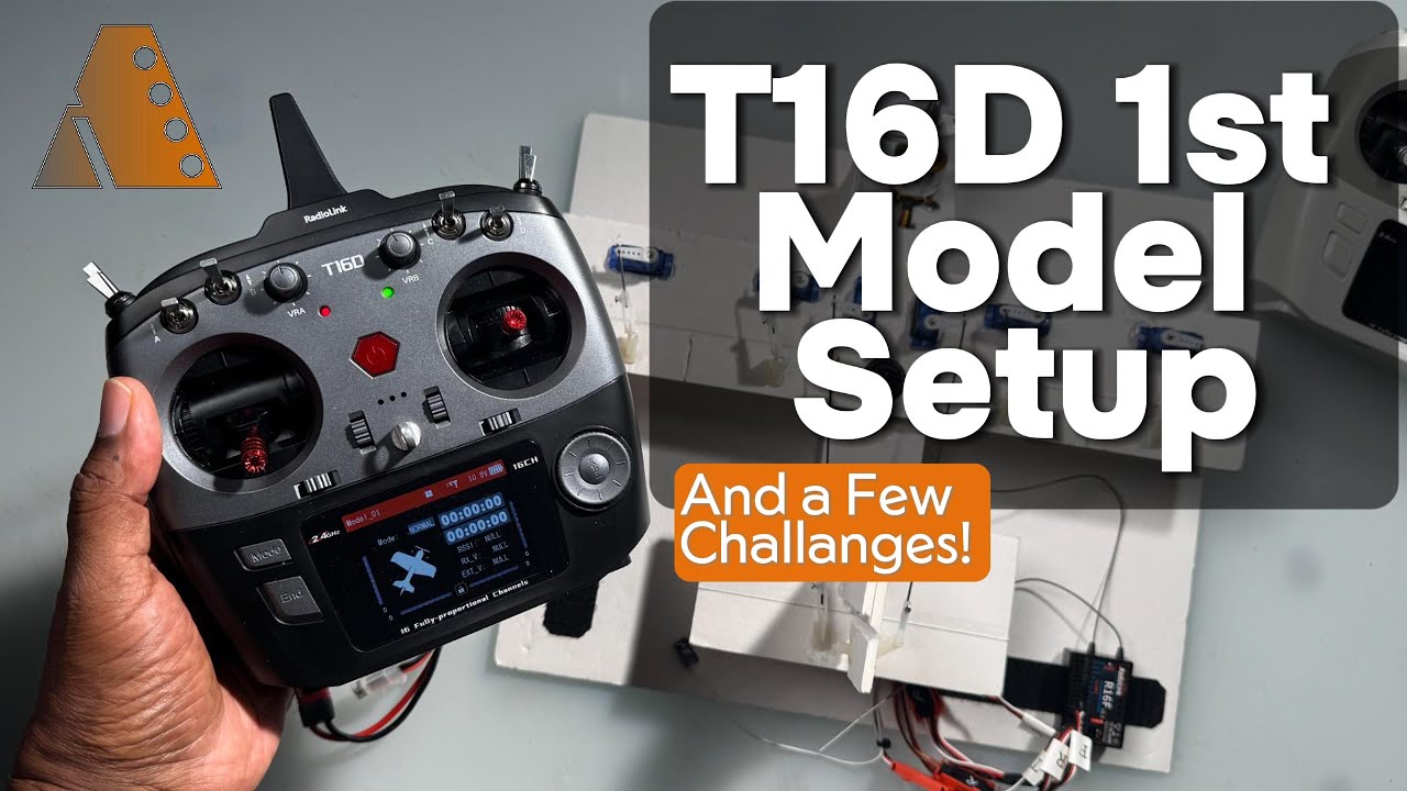 Radiolink T16D Transmitter – First-Time Setup with R16F Receiver + Quick Fixes!