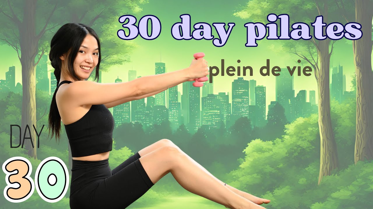 40 MIN FULL BODY PILATES WORKOUT | 30 Day Pilates Challenge - Day 30 Plein de Vie