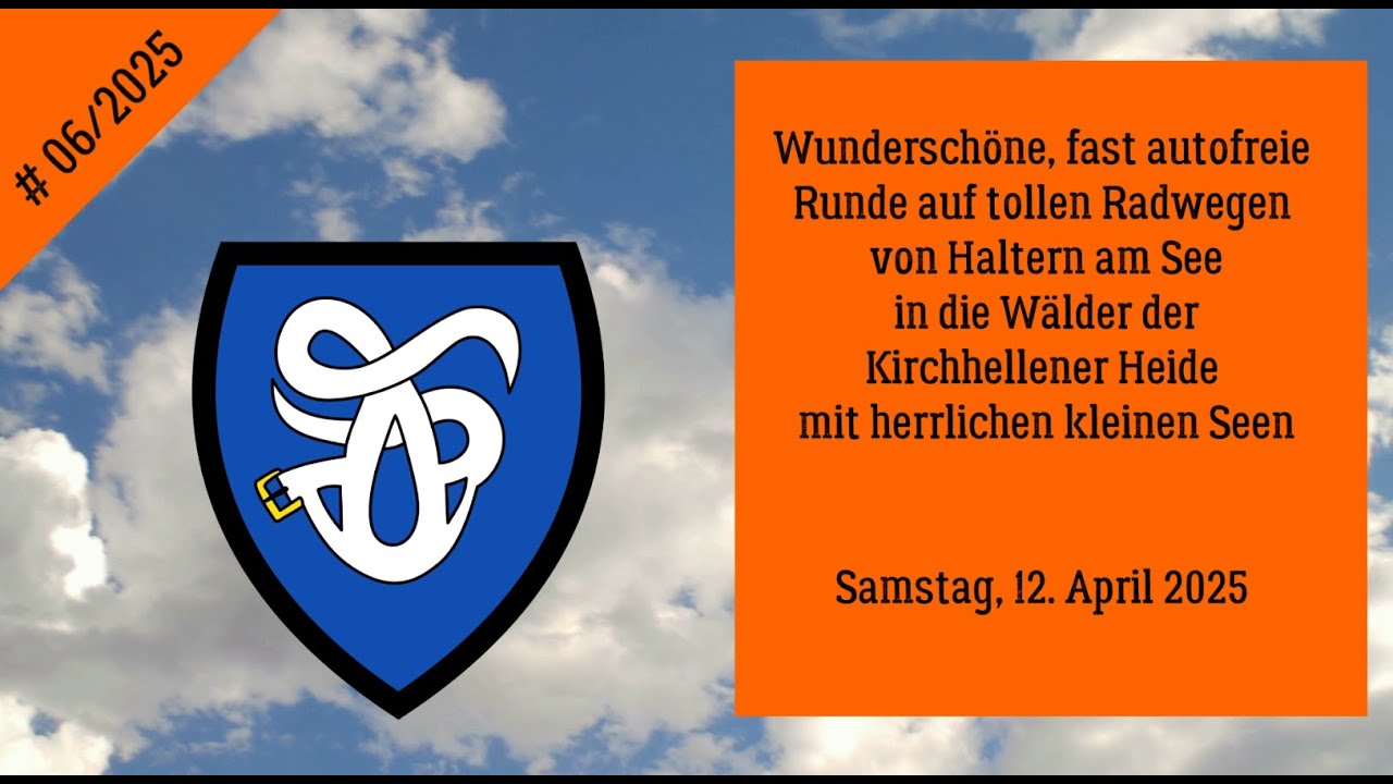 06/2025 Von Haltern am See über tolle Radwege und Bahntrassen in die Kirchheller Heide