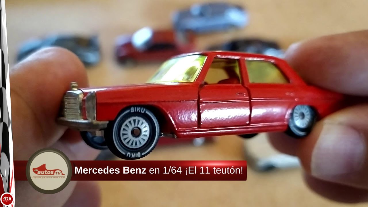 11 Mercedes Benz en 1/64 Siku, Hotwheels, Majorette, Guisval, Matchbox.. ¡el 11 teutón de lujo!