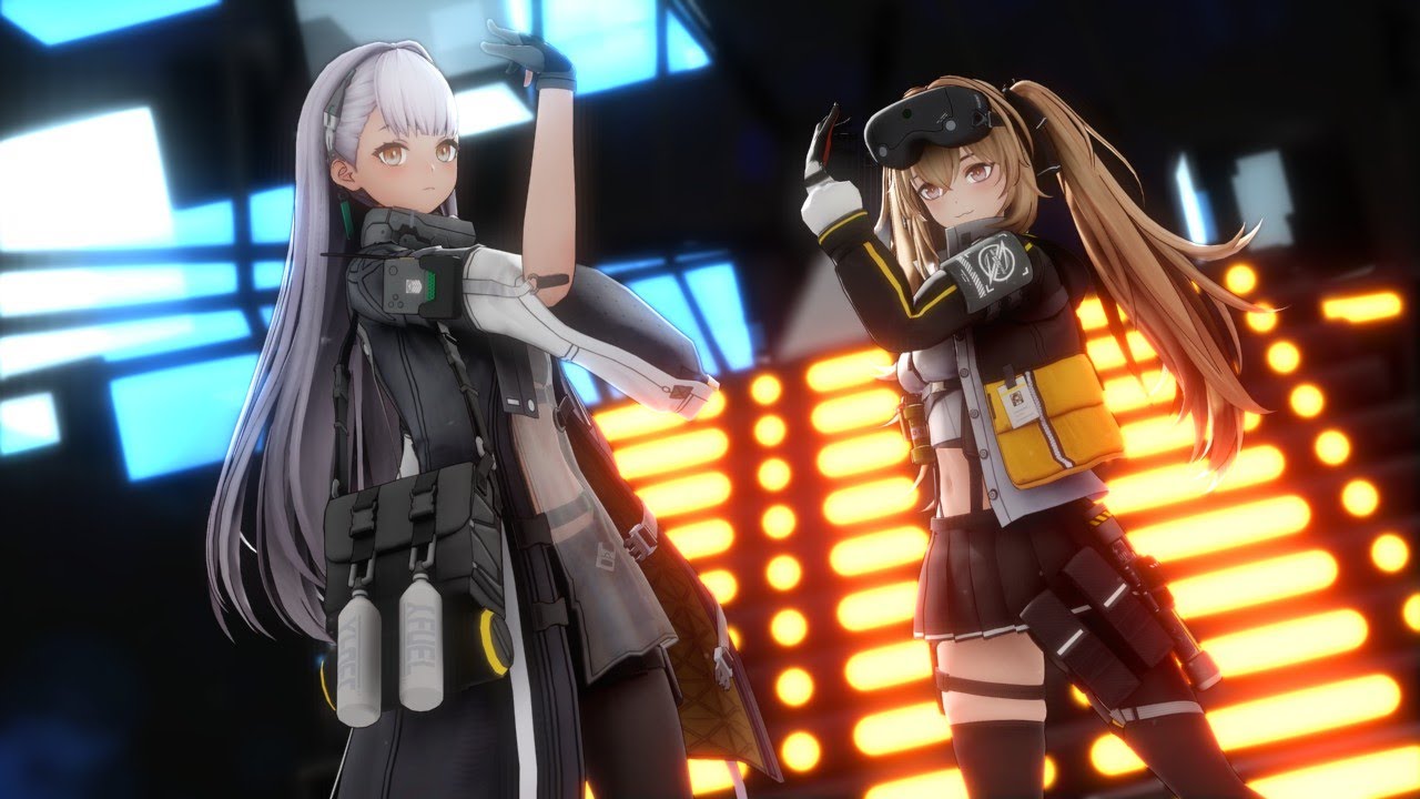 【ドルフロ2MMD】「爽快奪回Sunlight／アイマリン（CV：内田彩）＆イチカゼロ（CV：佐伯伊織）」レナ(UMP9)＆トロロ(AK-Alfa)【少女前线2・Girls' Frontline 2】