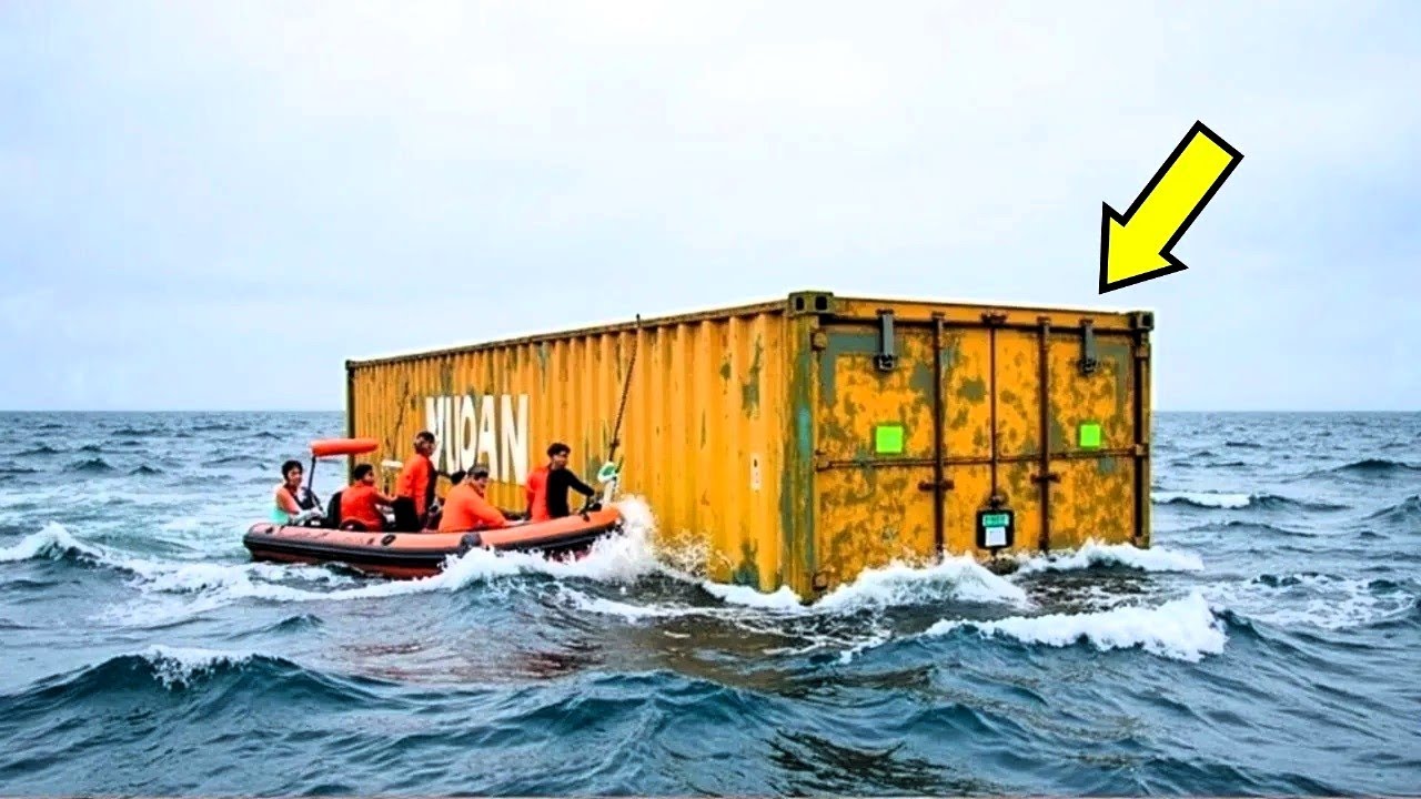 Myśleli, że to tylko kontener… aż przerażający ryk ujawnił prawdę.