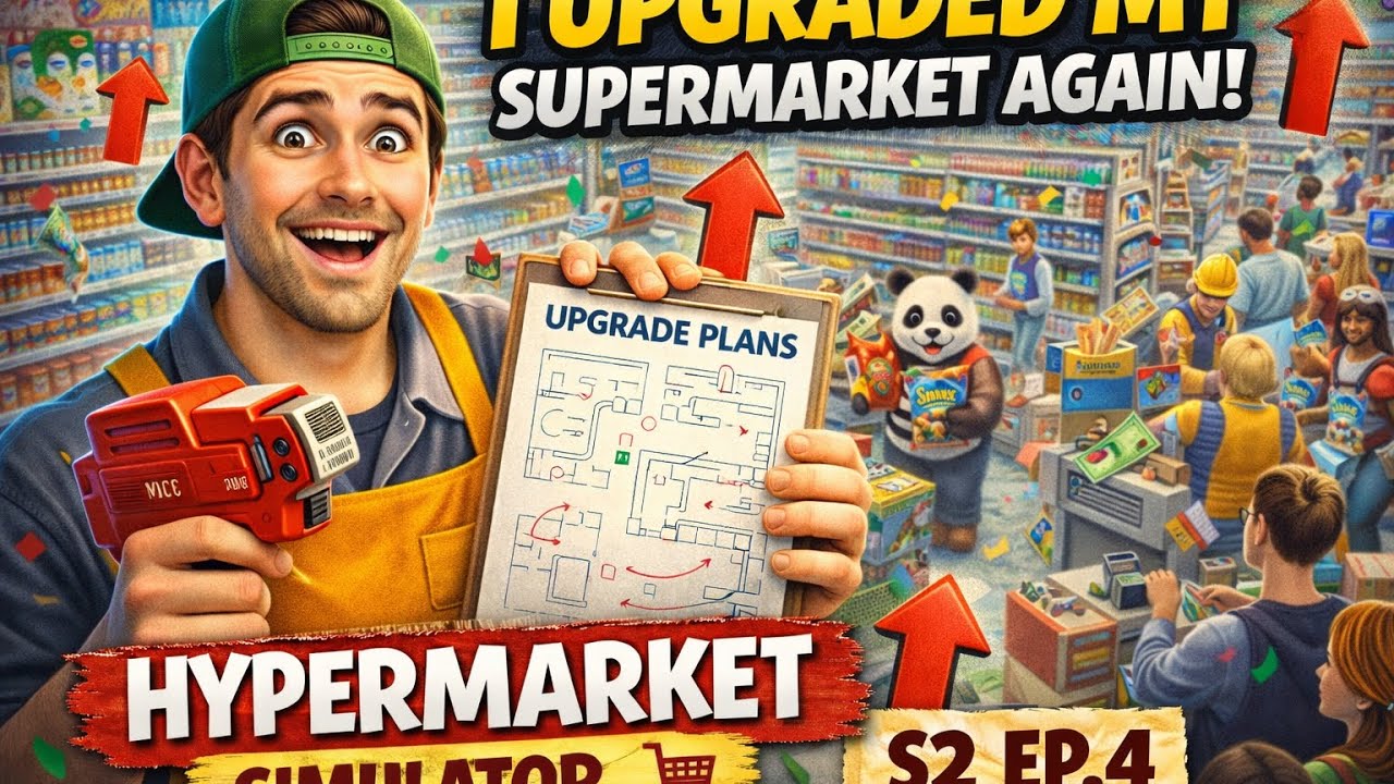 I Upgraded My Supermarket Again! 🛒 | Hypermarket Simulator S2 Ep.4