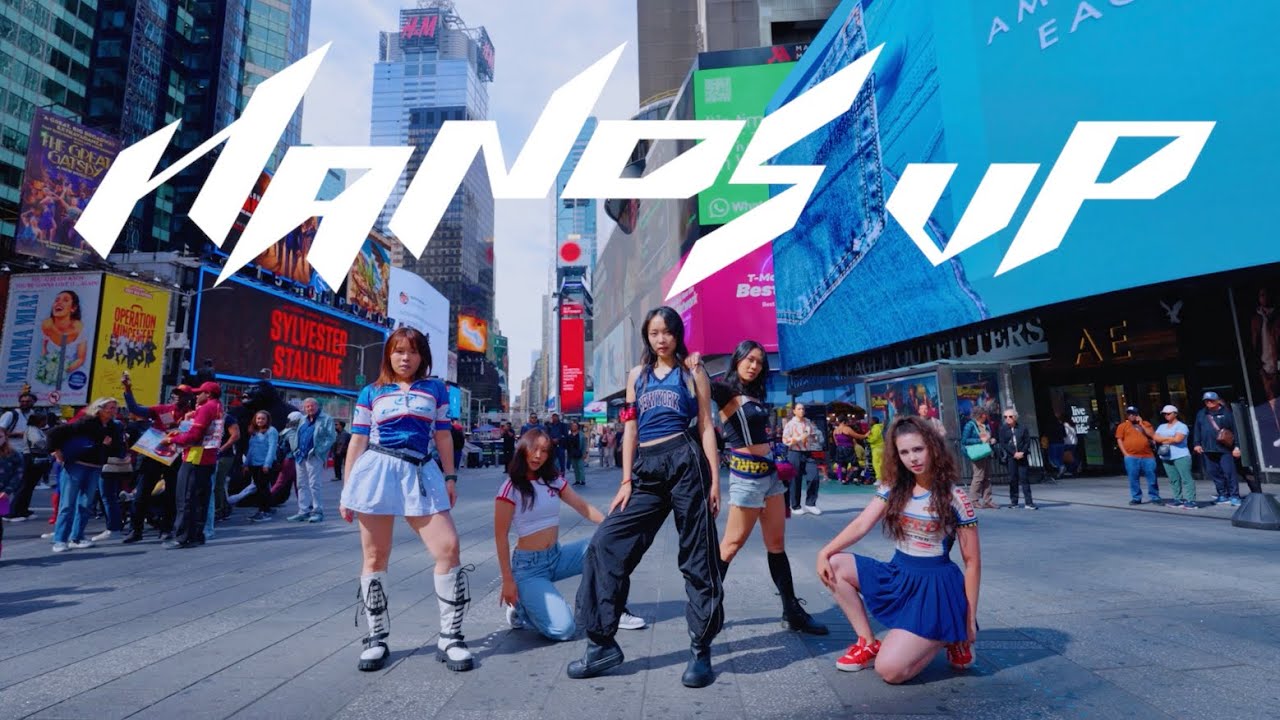 [KPOP IN PUBLIC NYC | TIMES SQUARE] MEOVV - 'HANDS UP' One Take Dance Cover by Aurora