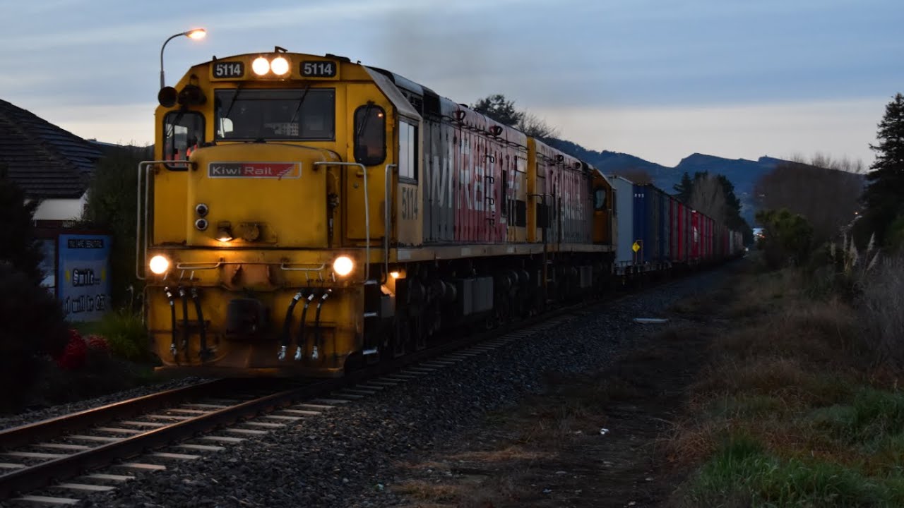 Trains on the North Christchurch Line
