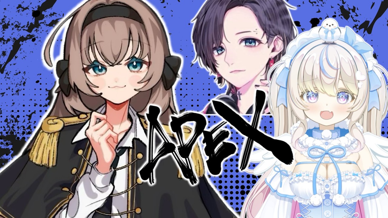 【#APEX】　れんしゅうします！！ w/雪ノ羽音３、ぶっちー３　【#夢巳なつめ  #vtuber #初見歓迎  】