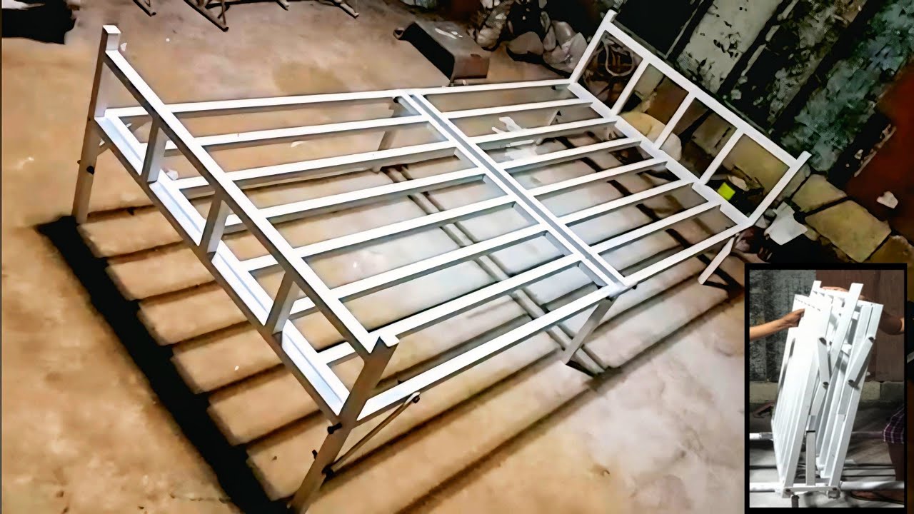 Foldable Bed Frame | Simple & Easy | DIY Folding Bed