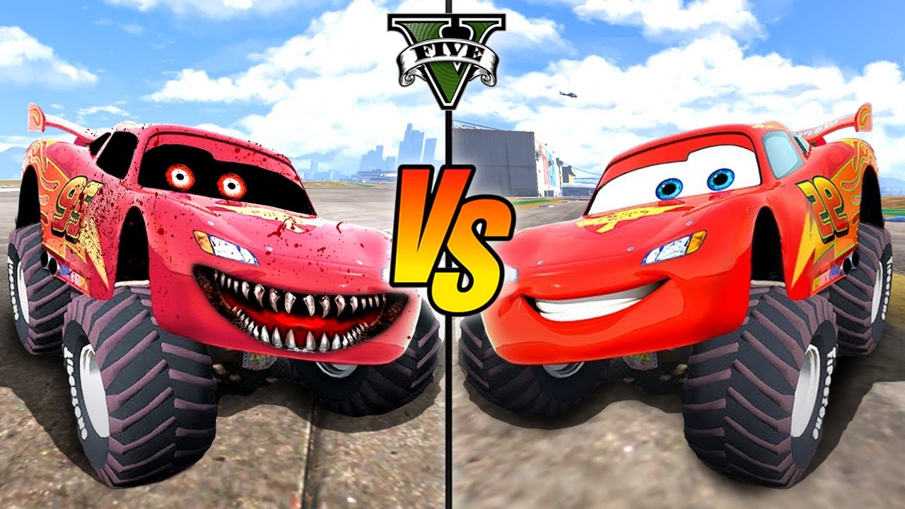 McQueen.EXE MONSTER VS McQueen MONSTER in GTA 5 - WHO IS WIN?