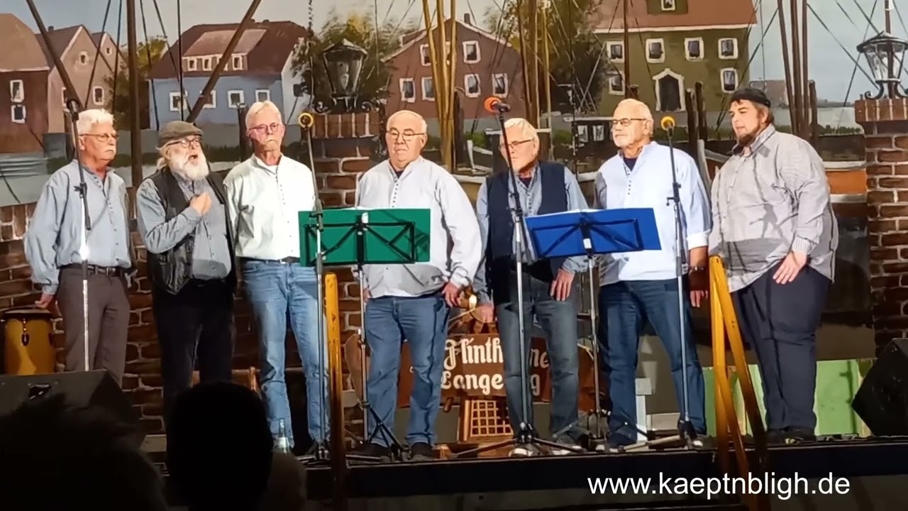 Käpt‘n Bligh beim Shanty-Festival auf Langeoog