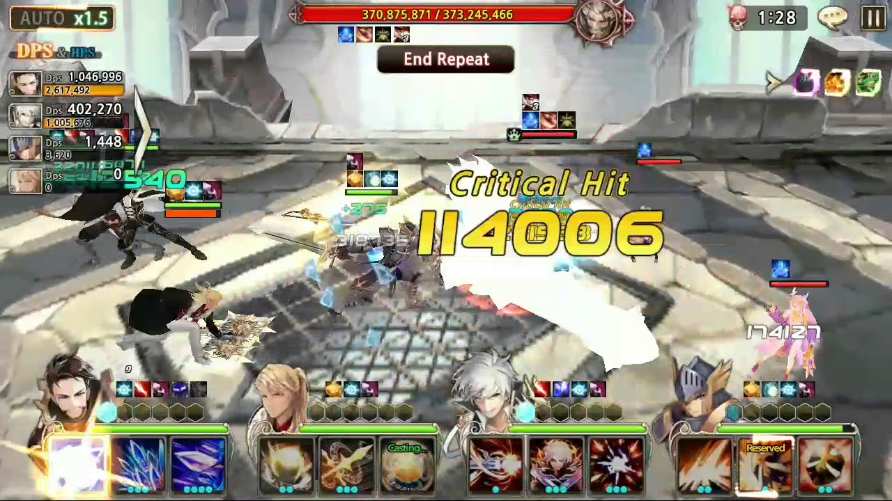 ToC 65th, Nyx, Mitra, Baudouin, Clause [King's Raid]