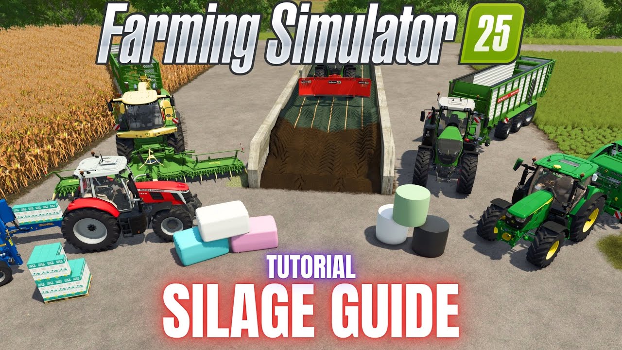 РУКОВОДСТВО ПО СИЛОСУ — ОБУЧЕНИЕ — Farming Simulator 25