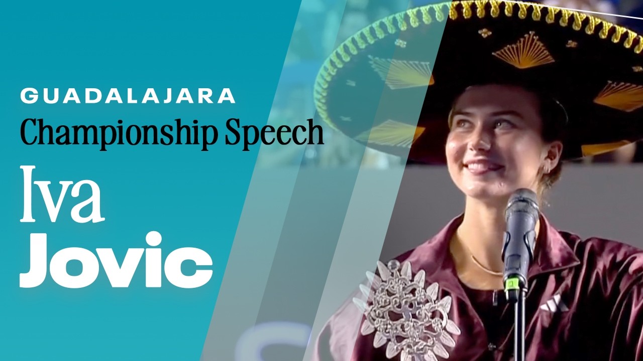Iva Jovic Champion Speech | 2026 Guadalajara