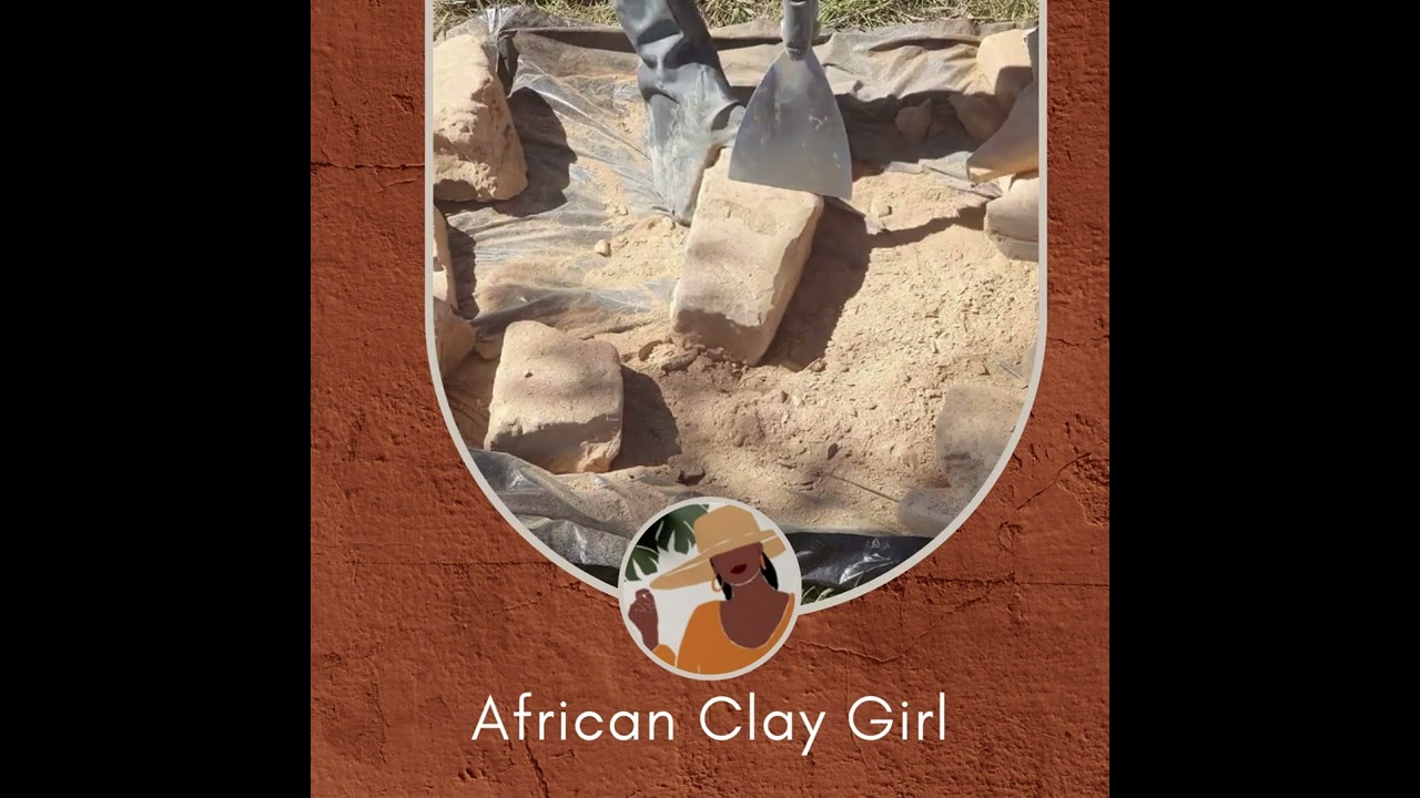 BROWN CLAY CLEANING - Short Video (South African Clay) 