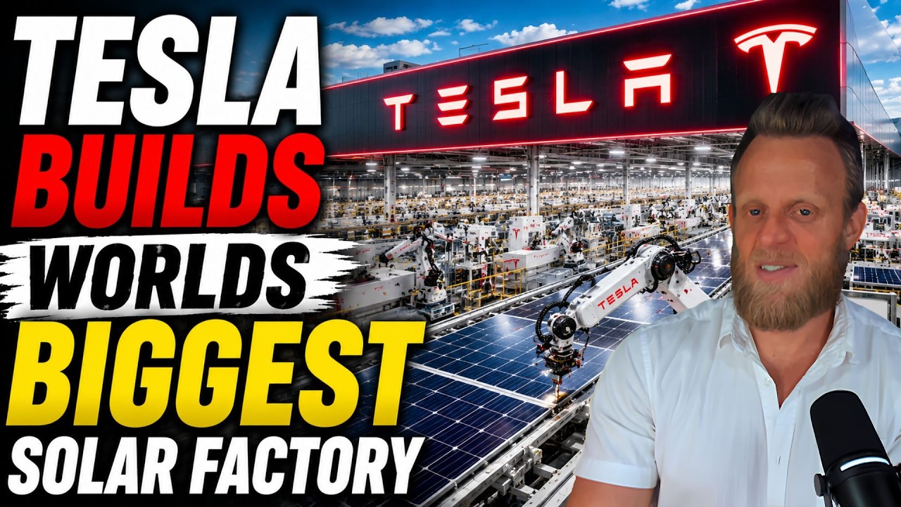 Гигантский завод Tesla по производству солнечных батарей стал реальностью, и его масштабы поражают