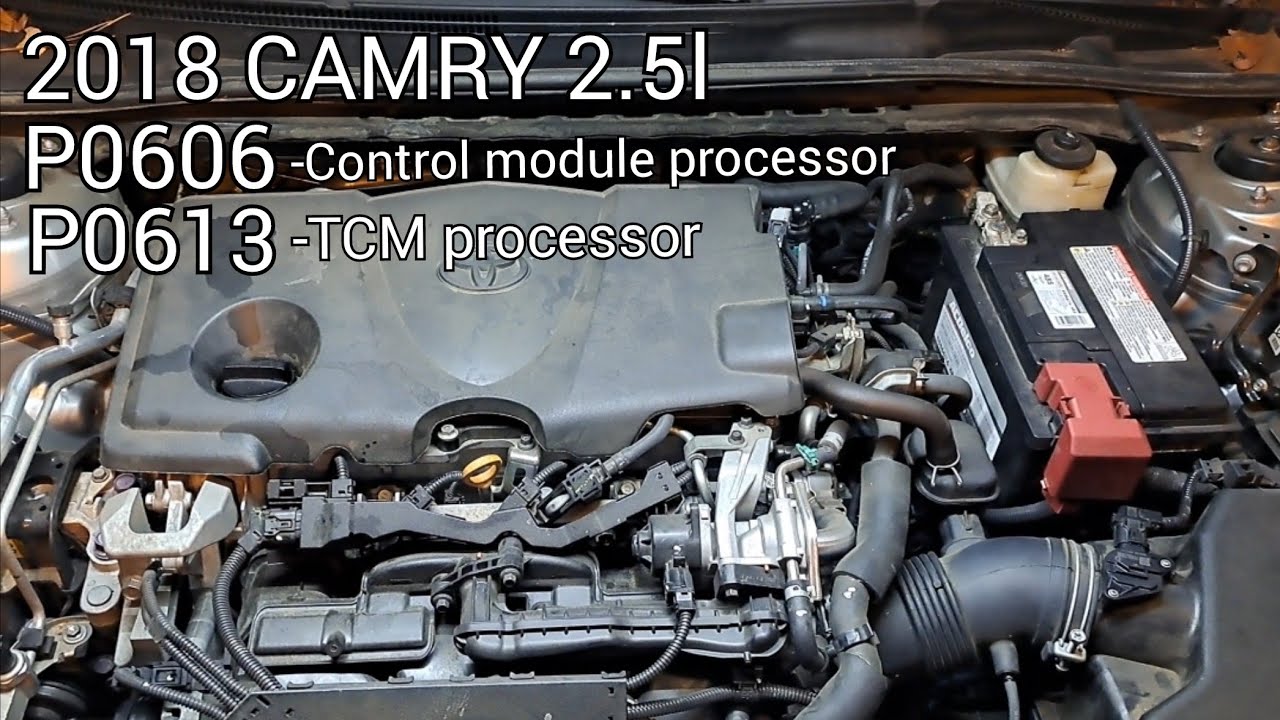 toyota p0606/p0613 control module processor failure part-1