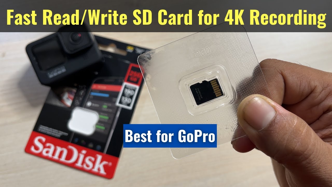 Best Micro SD Card for GoPro Hero 9 4K UHD Video Recording | Sandisk SD Card with Lifetime Warranty