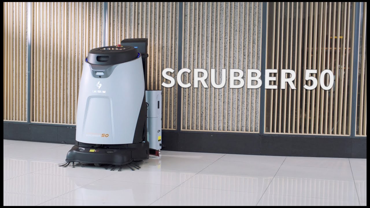 Scrubber 50 Cleaning Robot, service empowered by Konica Minolta's Managed Robotic Service Team