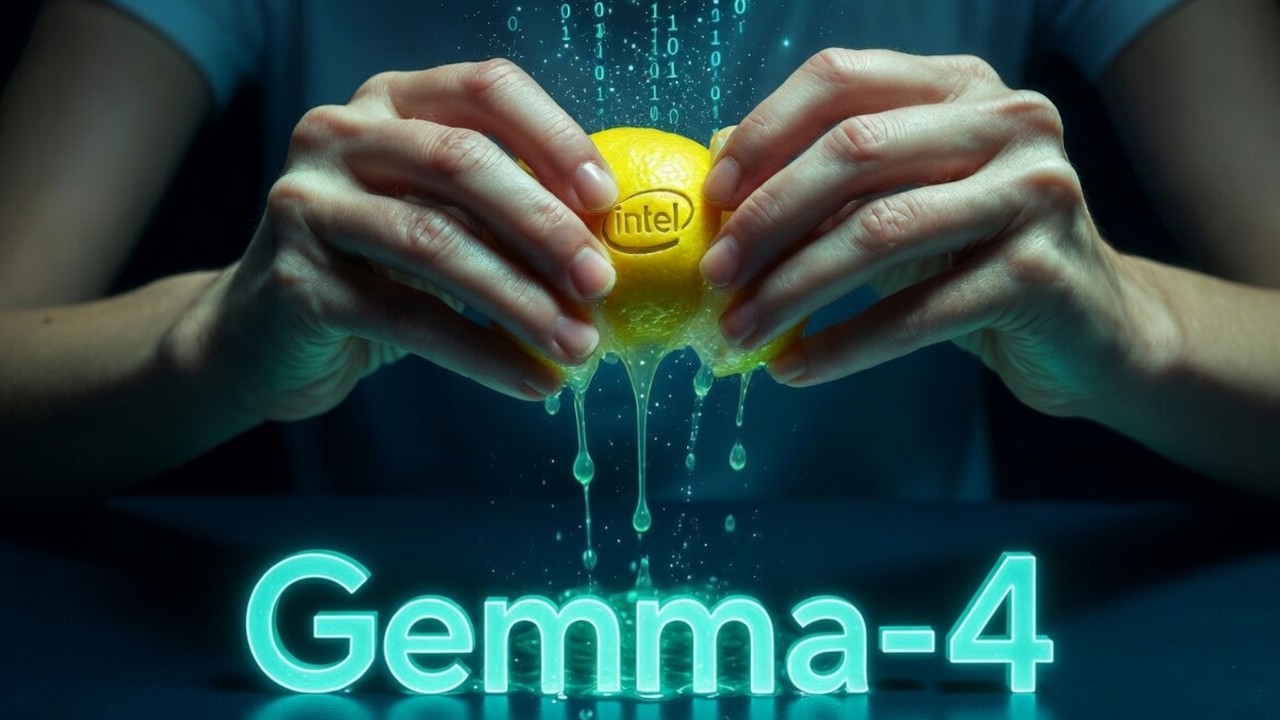 Intel скомпилировала Gemma-4 в 31 байту в формат INT4 &mdash; запустите его локально, используя вдвое м...