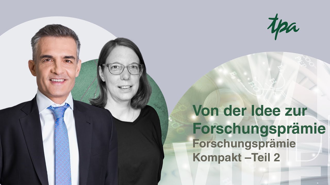 Von der Idee zur Forschungsprämie Teil 2 | TPA Steuerberatung und KuLa Funding