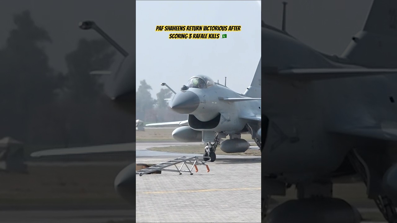 3 Rafales down 🛬 🇵🇰 #pakistanairforce #indianairforce #j10 #j10c #rafale #paffalcons #paf #war