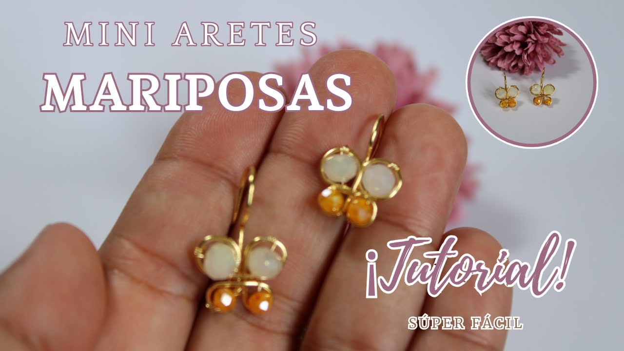 Aretes Mariposas súper fácil #alambrismo