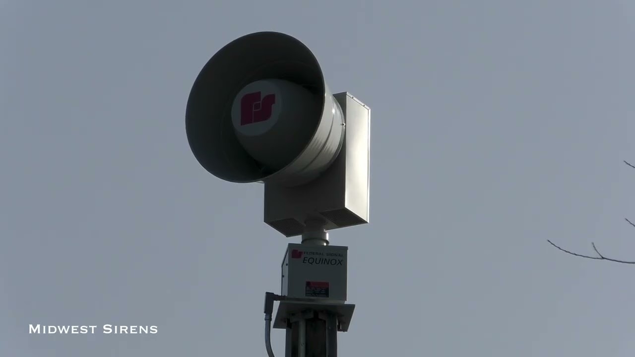 Federal Signal Equinox Siren, Alert, Virgil, IL