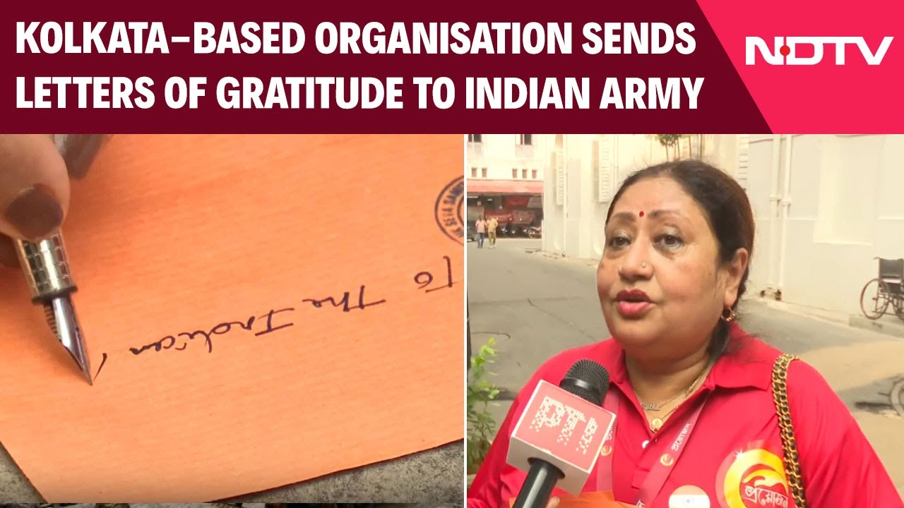Kolkata-Based Organisation Sends Letters Of Gratitude To Indian Army For Operation Sindoor