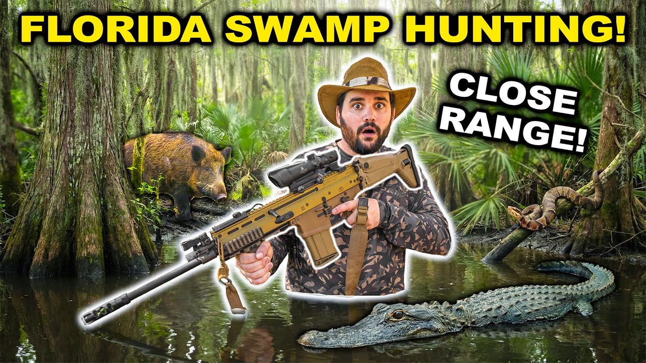 My First Time SWAMP HUNTING in FLORIDA!!! (Catch Clean Cook)