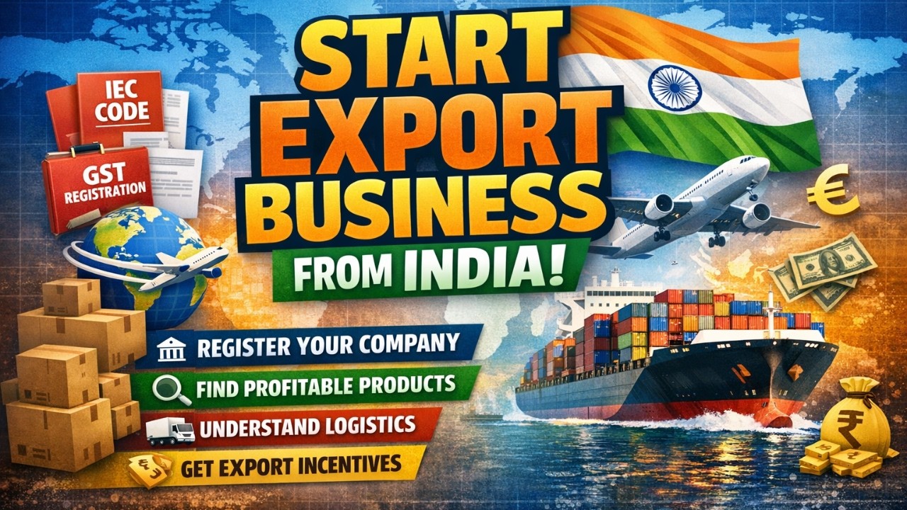 How to Start an Export Business from India: Step-by-Step Guide (2025-26) #export #exporter
