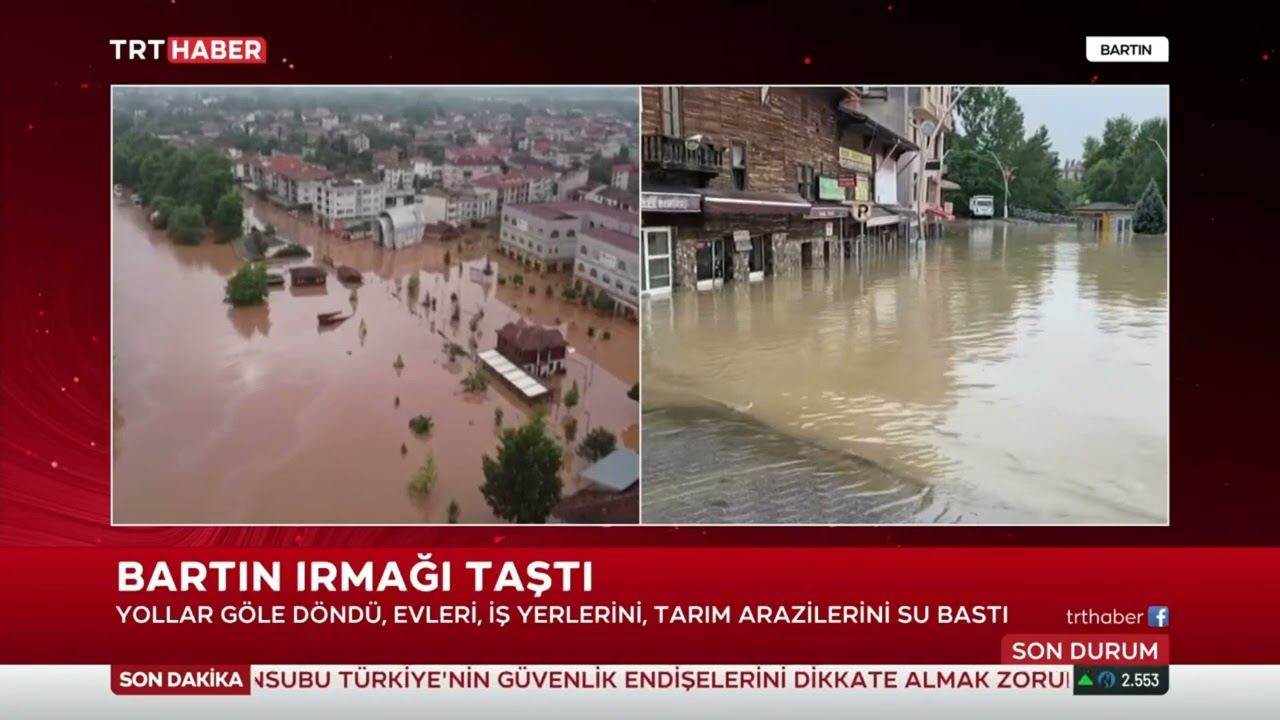 Bartın'ı Sel Vurdu 28.06.2022 TÜRKİYE