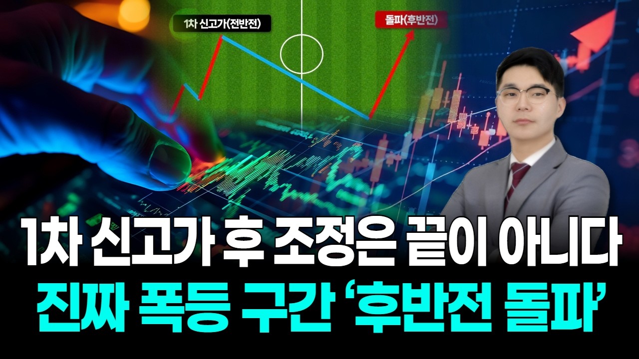 1차 신고가 후 조정은 끝이 아니다… 진짜 폭등 구간 ‘후반전 돌파’