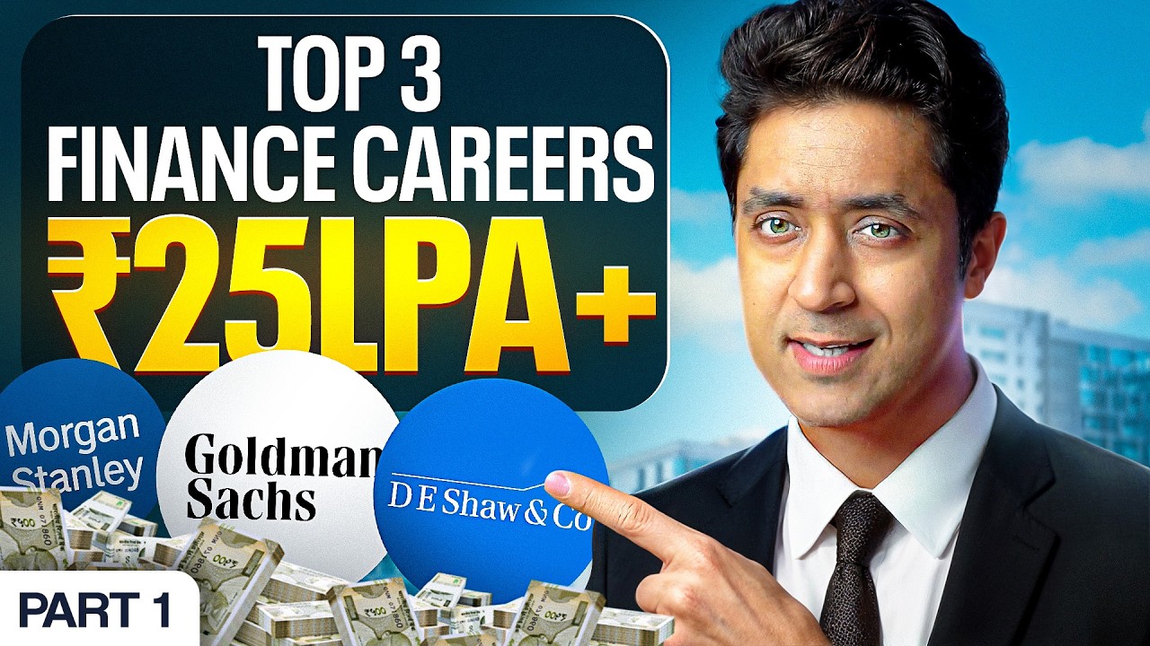 Top 3 Finance Jobs to Make ₹1 Crore Before 25 | Part 1 | Shirish Gupta