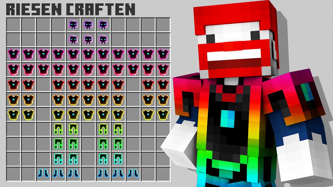 MINECRAFT, aber CRAFTING IST RIESIG RIESIG