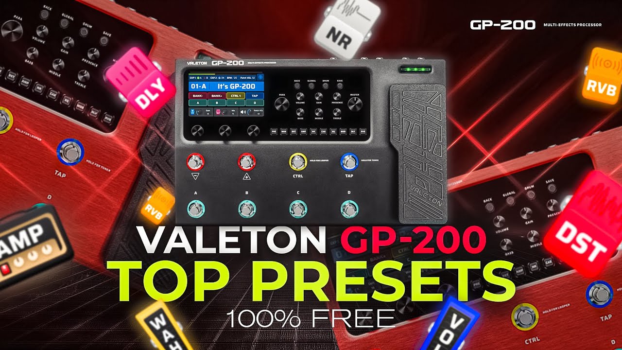 Top 5 Presets on the Valeton GP-200 You NEED to Try! | Best Patches