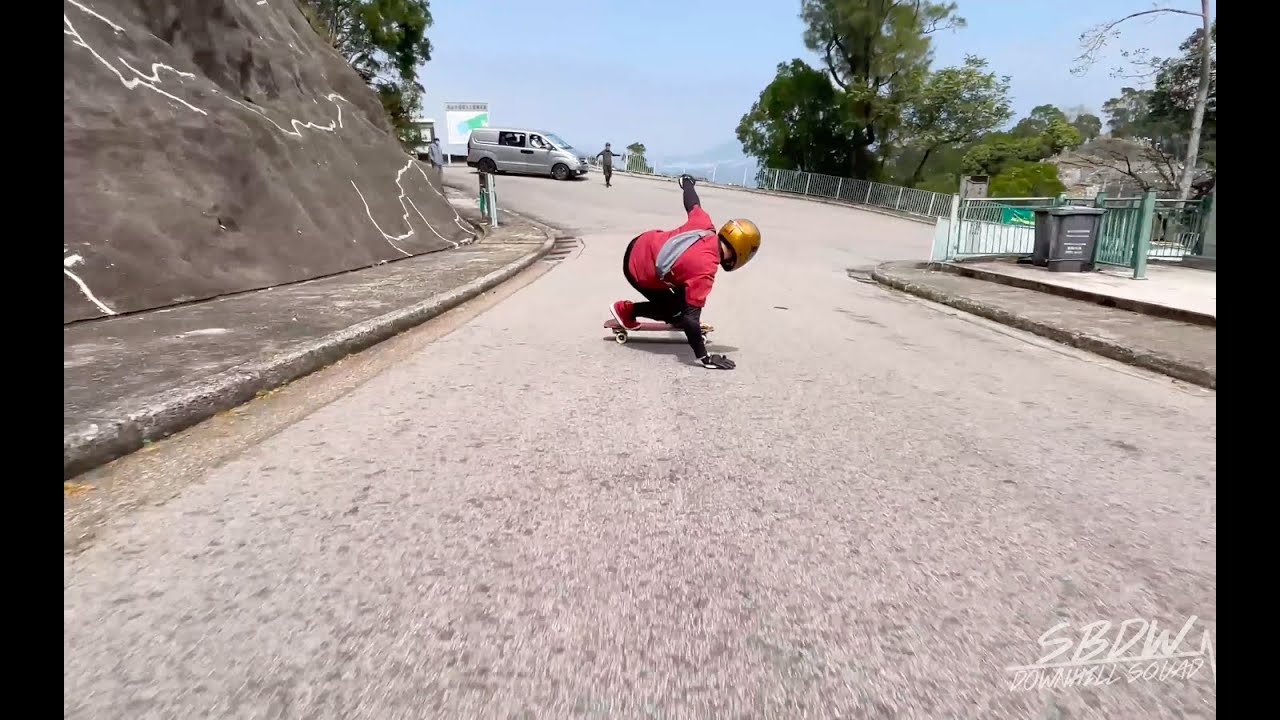 Thomas Ng | Full Speed DH Sliding [Raw Run] | Hong Kong Longboard | Downhill Skateobard | 香港長板 落山滑板
