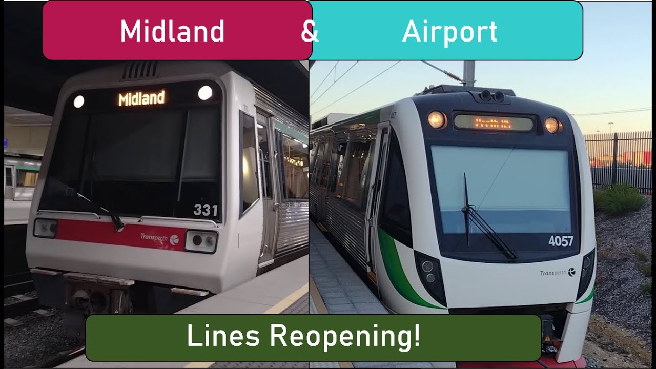 Midland and Airport Lines Reopening 2023