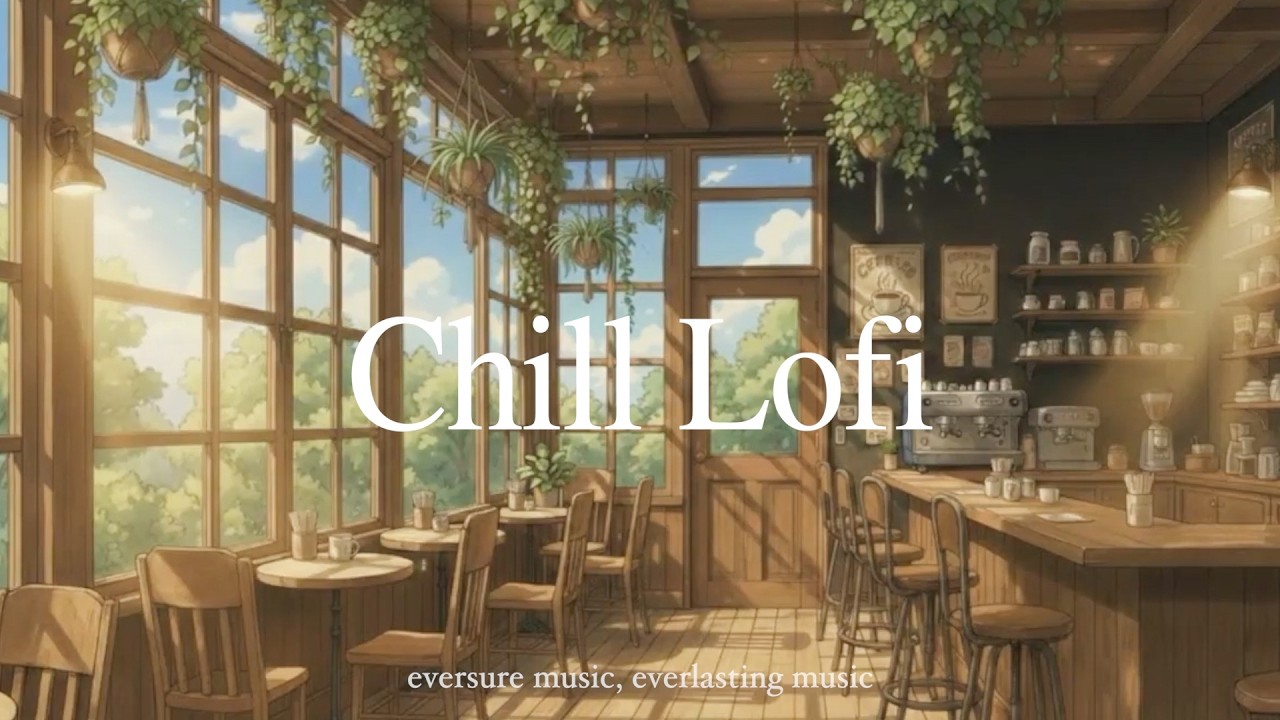 [Playlist] Ghibli Cafe Chill Lofi Mix 지브리 카페에서 보내는 하루 | Music for Coffee, Relax, Study, Work