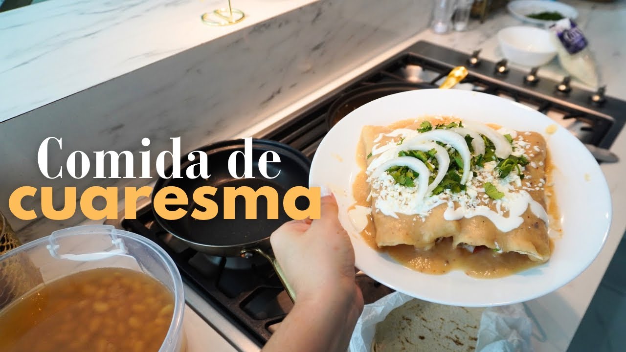 Receta FÁCIL de CUARESMA: enfrijoladas con chorizo vegano ✨🫘🍽️