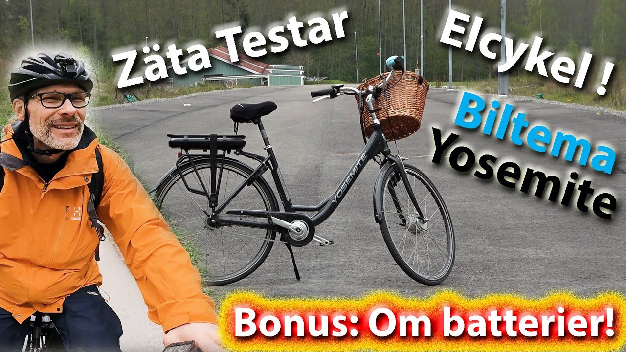 Zäta testar Elcykel från Biltema, Yosemite E- Comfort 28