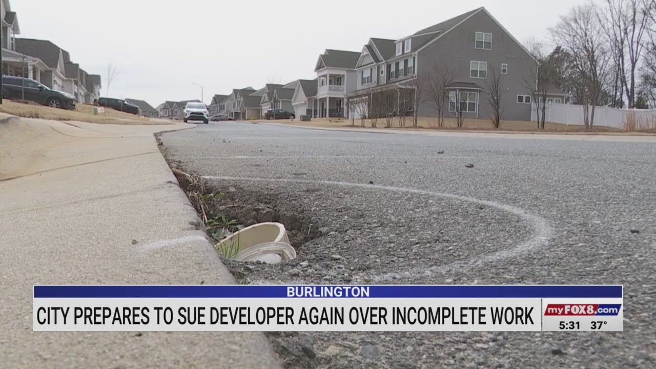 Burlington prepares to sue developer again over incomplete work