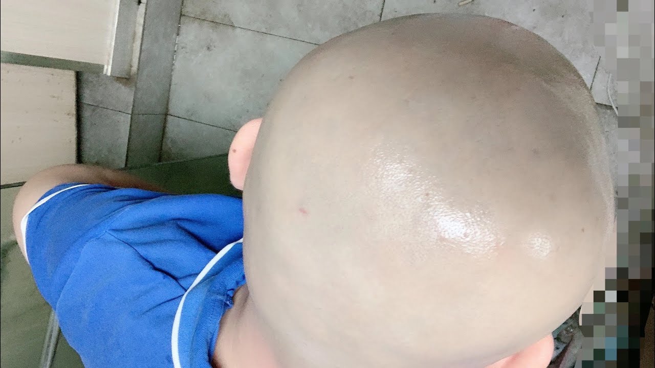 剃光头，爽歪歪。新鲜卤蛋😎